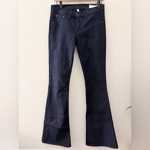 RAG BONE Elephant Bell flare Jeans dark indigo blue Y2K 28